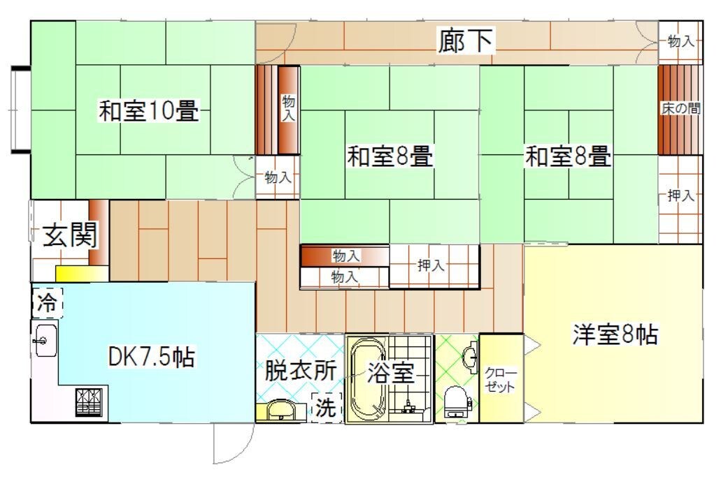 物件資料用の間取り図作成いたします アパート、マンション、貸家など イメージ2