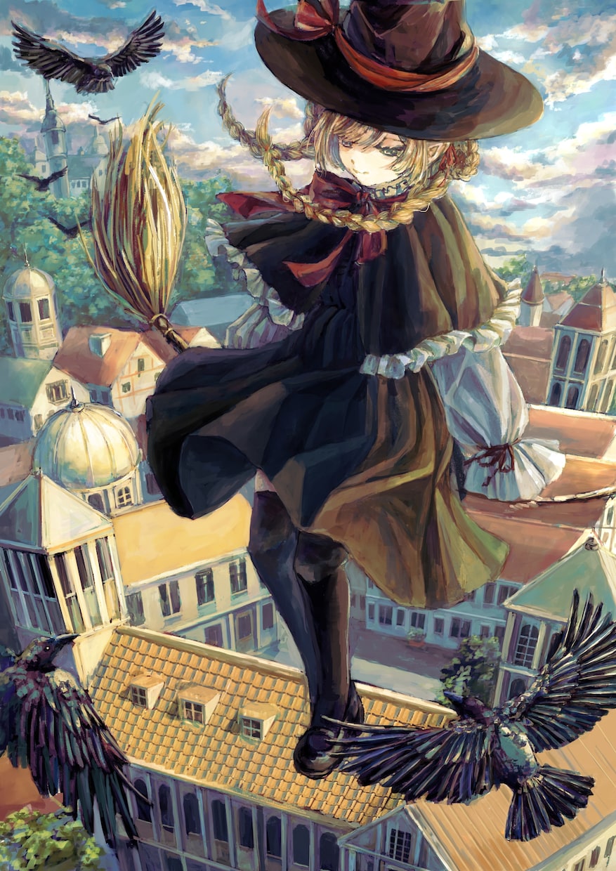 幻想的な一枚絵を描きます 背景あり、キャラクターのみ、どちらも可能です イメージ1