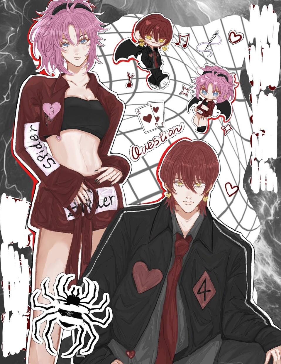 貴方だけのイラストをお描き致します 等身でもミニキャラでも幅広く描きます⟡ イメージ3