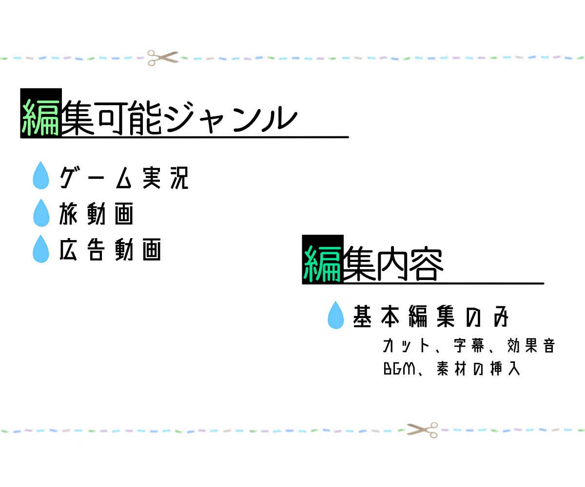 実況動画に色を添えます 編集を手伝ってほしい方・代行してほしい方に イメージ3