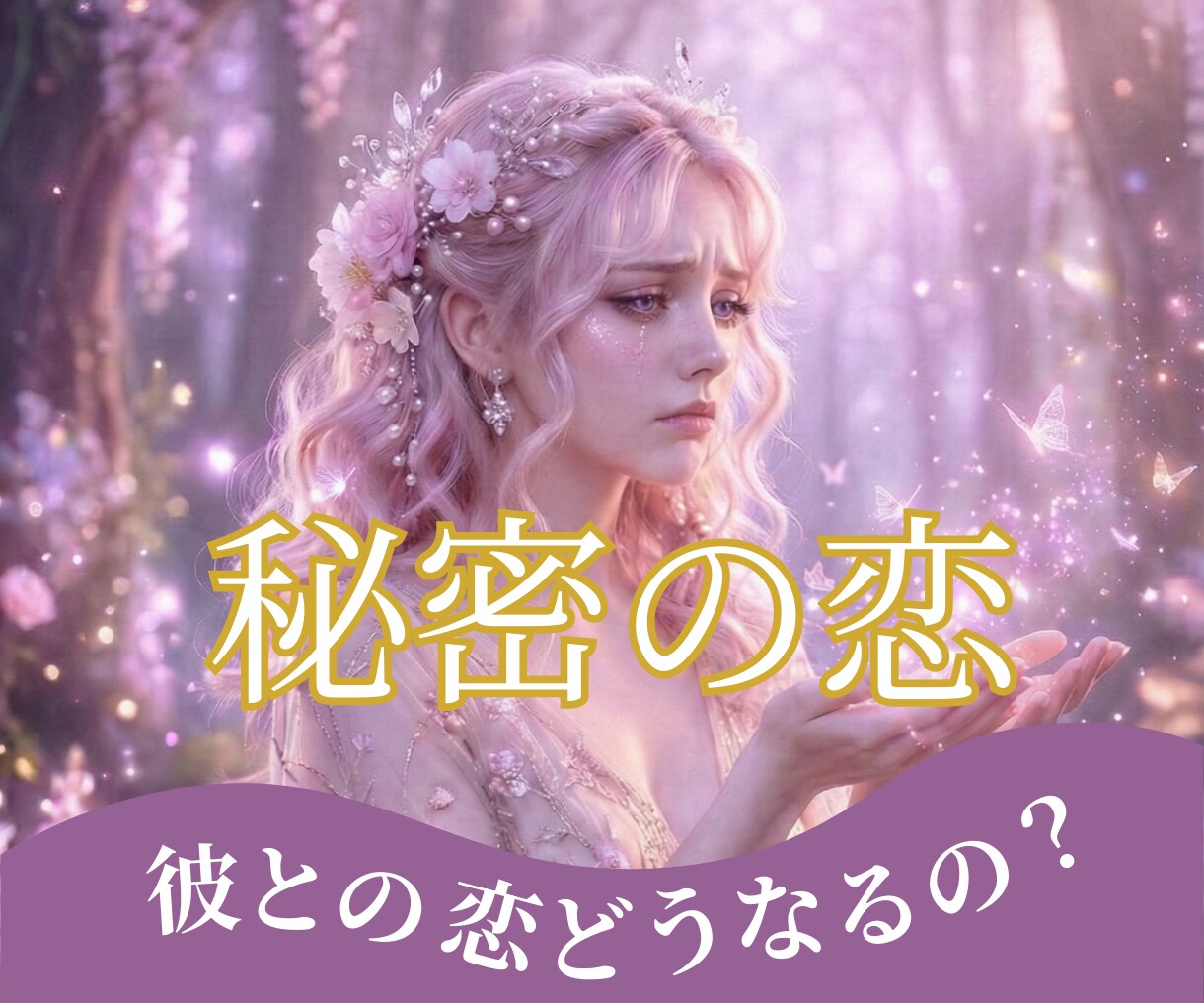 秘密の恋、この恋どうなる？彼との未来を読み解きます 不倫／浮気／三角関係 誰にも言えない関係の未来をみます イメージ1