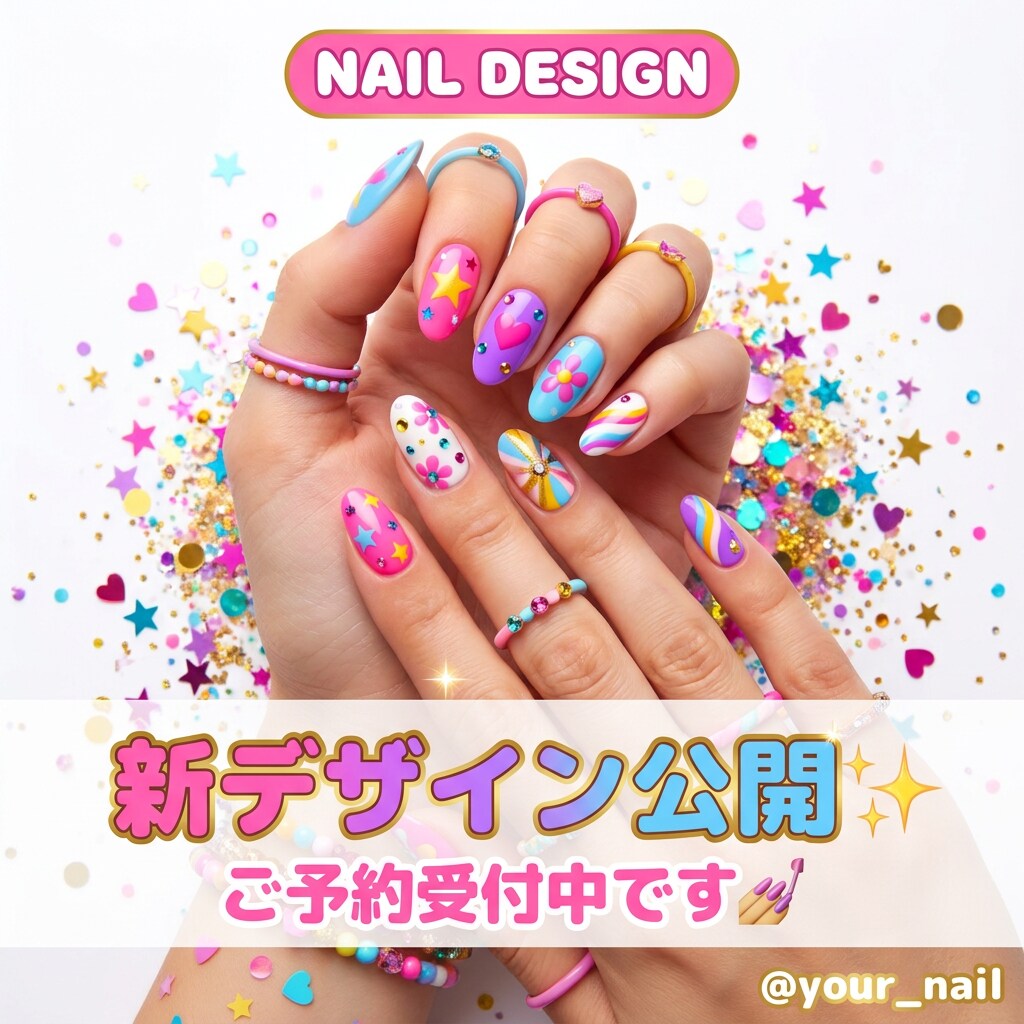 AIでSNS投稿画像を作ります デザイン苦手でもおしゃれな投稿画像に！ イメージ1