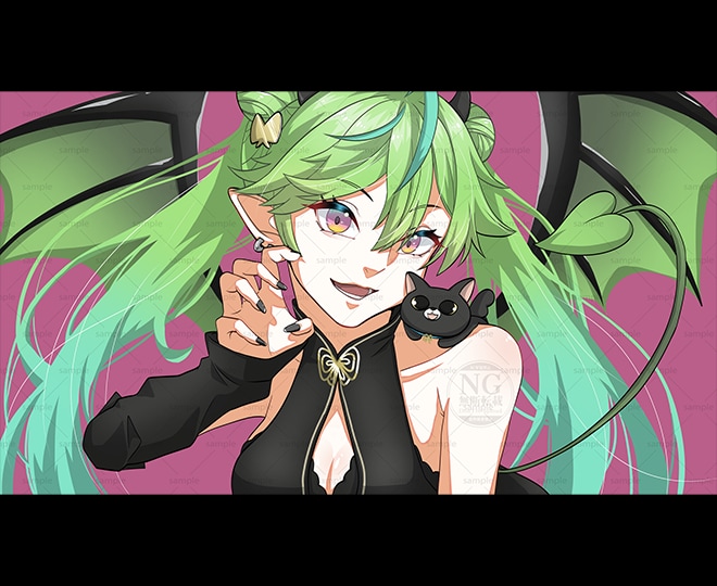 商用利用OK☆楽曲を彩るエモいイラスト制作します MV/歌ってみた等◆Vtuberや配信者の方にオススメ◆ イメージ4