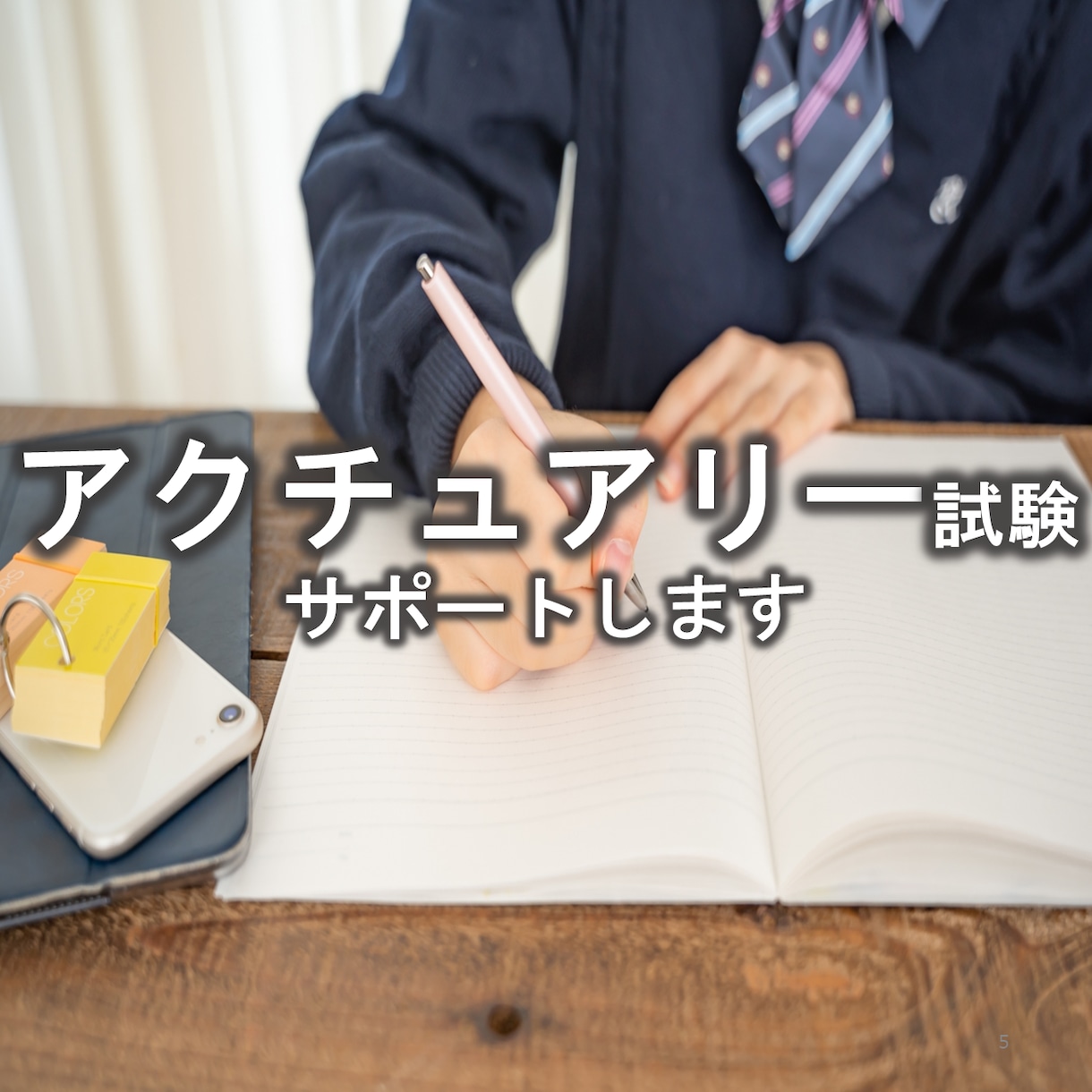 アクチュアリー資格試験の学習をサポートします 現役正会員が添削・解説を行います イメージ1