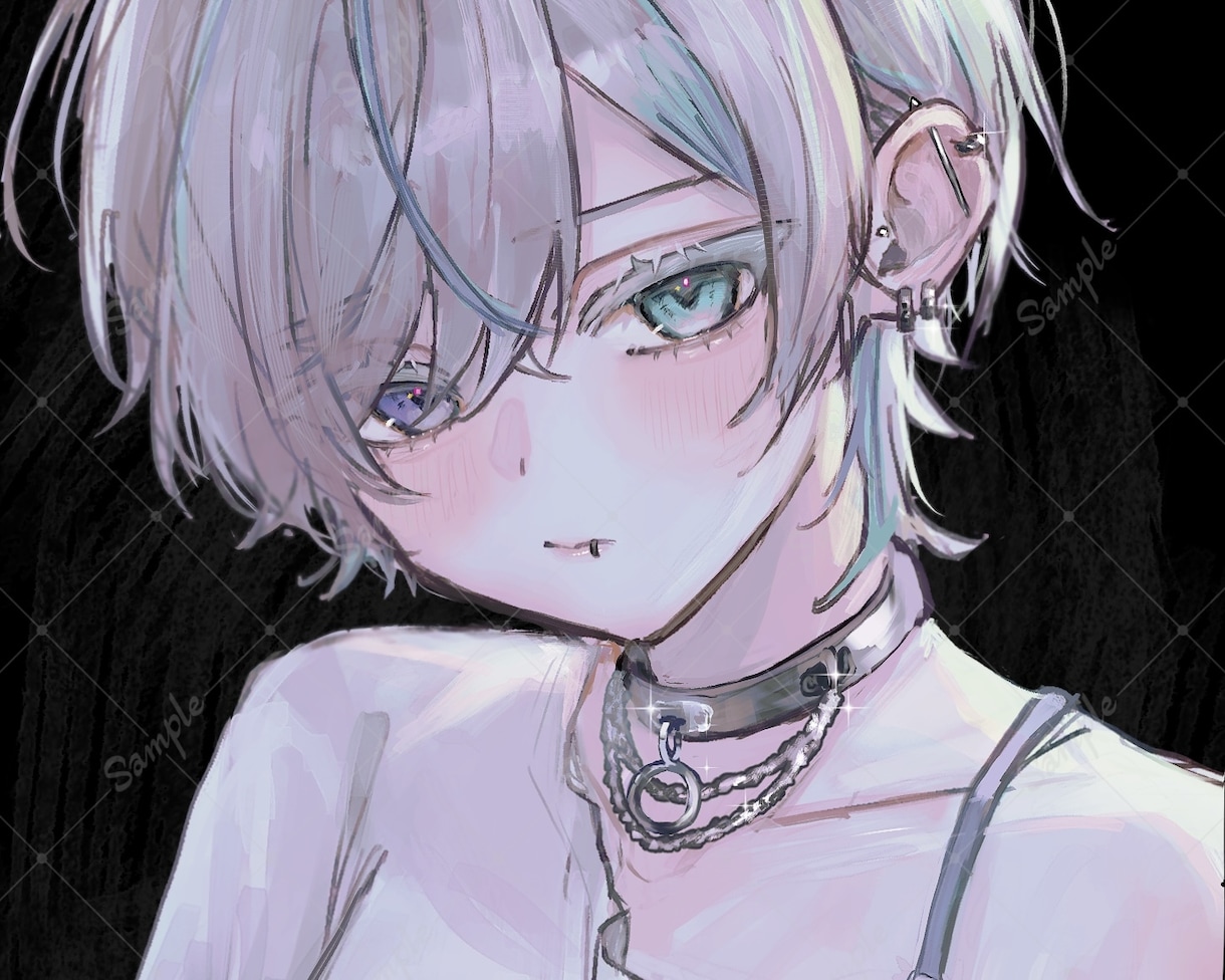 厚塗りで透明感のある可愛いイラスト制作します 商用利用込み◎ VTuber・配信者向け／サムネ・1枚絵対応 イメージ1