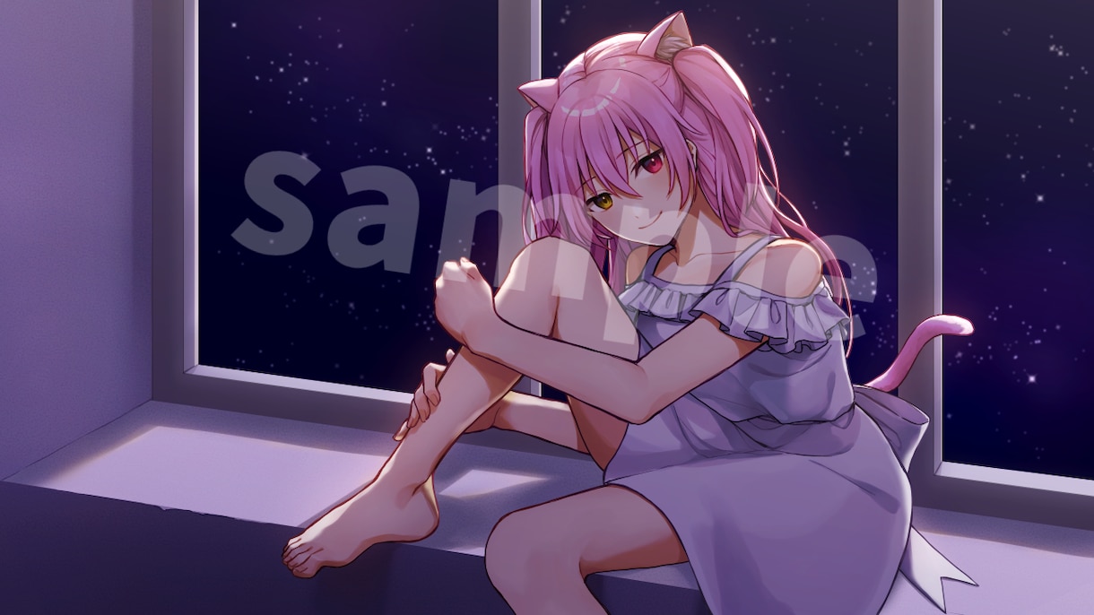 一枚絵やアイコン、立ち絵お描きします Twitter、YouTube、ツイキャス等にご利用ください イメージ3