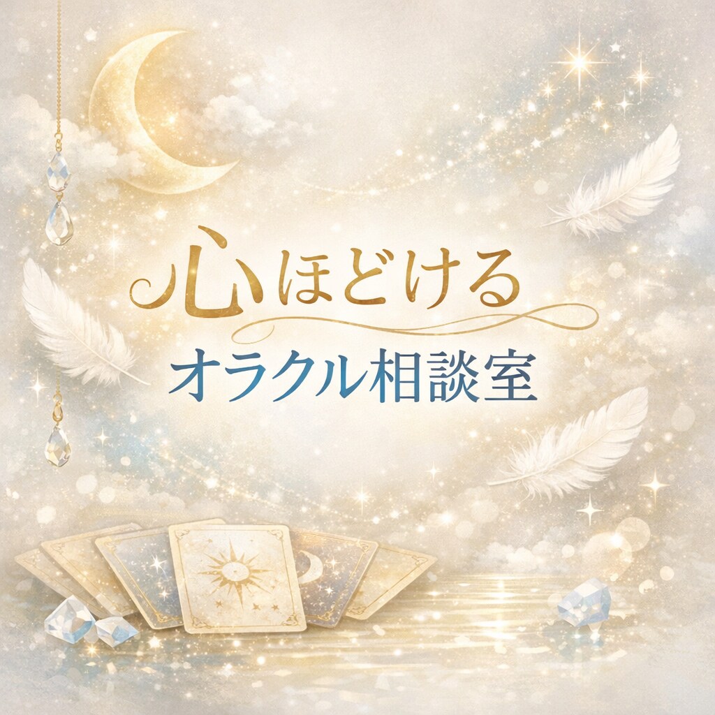 心ほどけるオラクル相談を承ります 誰にも言えない気持ち、ここでそっとほどきませんか６０分 イメージ1