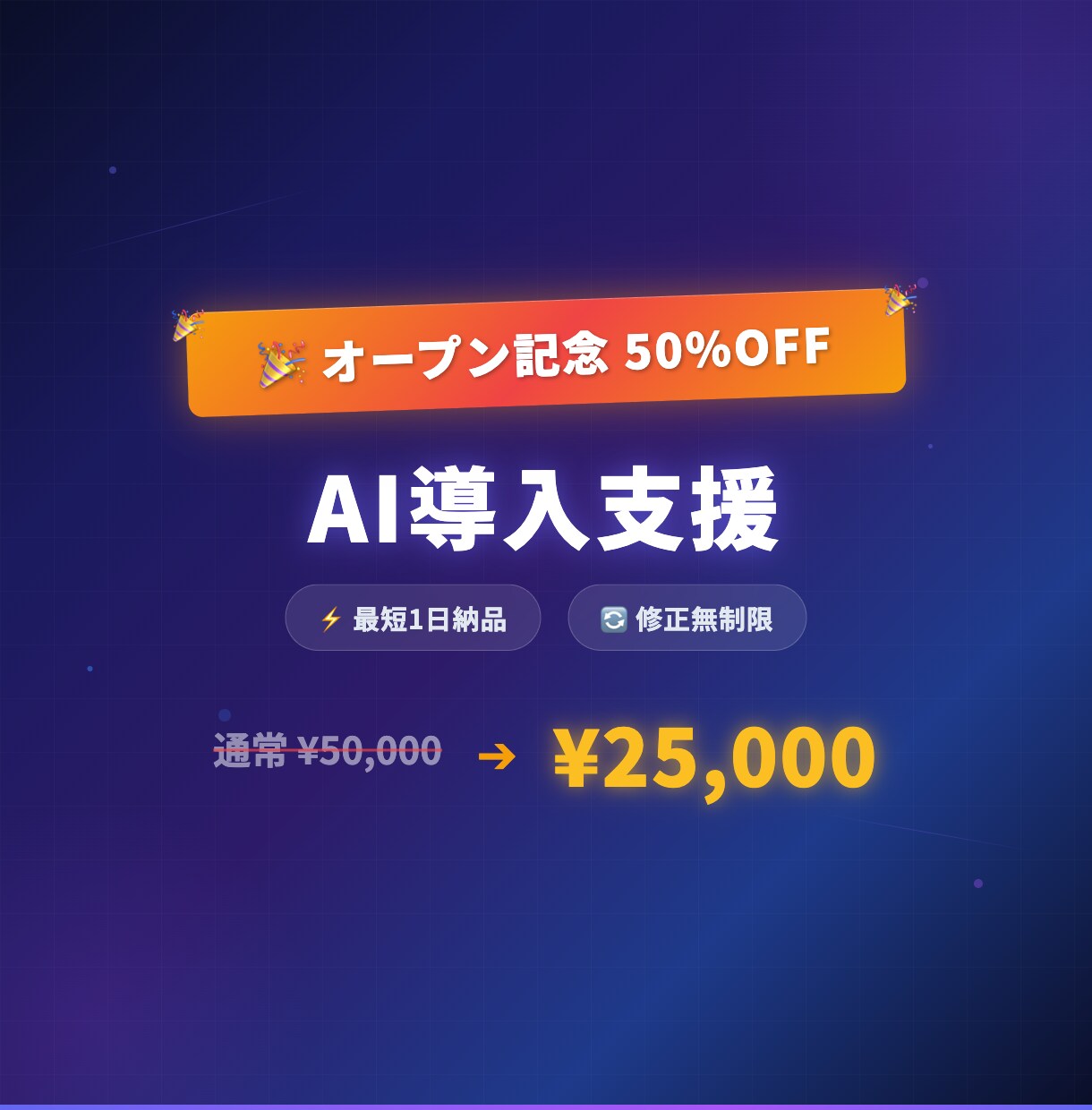 AIで業務を自動化します 【4月まで50%OFF】設計から導入まで・最短3日 イメージ1