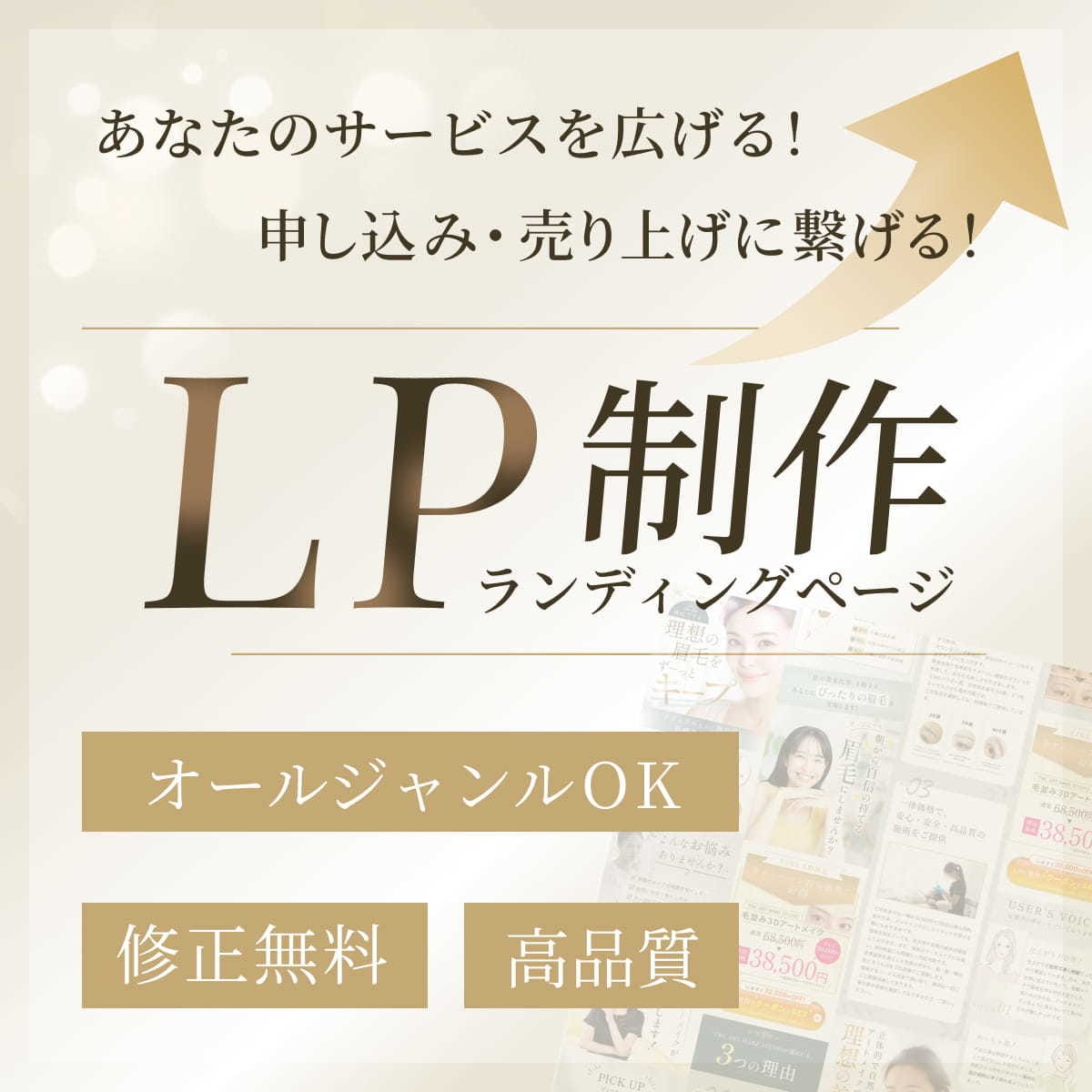 あなたのブランドにふさわしい品格のあるLP作ります 魅力を丁寧に整理し、信頼感と「選ばれる理由」が伝わるページに イメージ1
