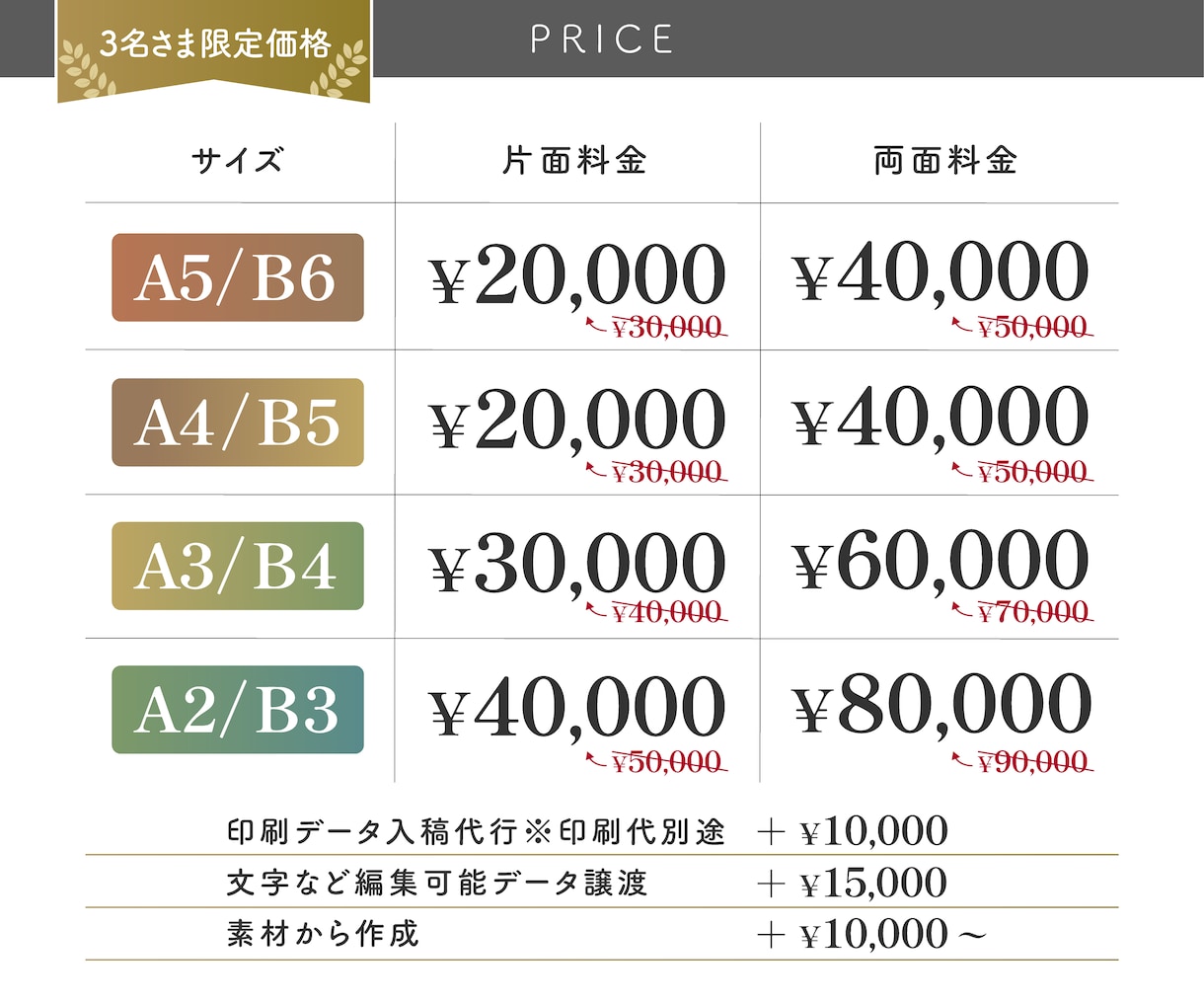 3名限定特別価格！イベントチラシ制作します スタイリッシュなイベントチラシ・フライヤーをデザインします イメージ2