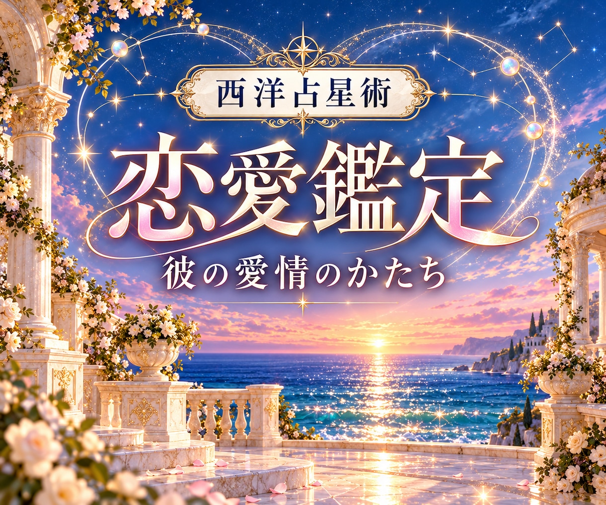 西洋占星術で彼の愛情のかたちを読み解きます 彼らしさを知って、あなたらしい恋の進め方を見つける イメージ1