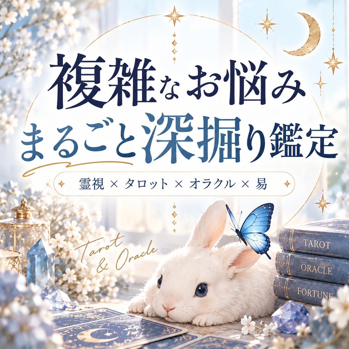 複雑なお悩みを霊視＋カードでじっくり深掘りします 聞きたい事がまとまらなくてもOK　複雑なお悩みをまるごと鑑定 イメージ1