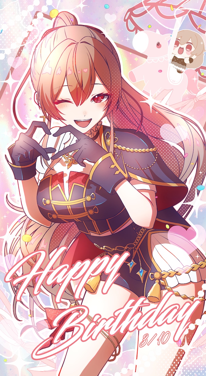 鮮やかな色彩で一枚絵を描きます VTuber活動、誕生日や周年の記念日などにいかがですか？ イメージ2