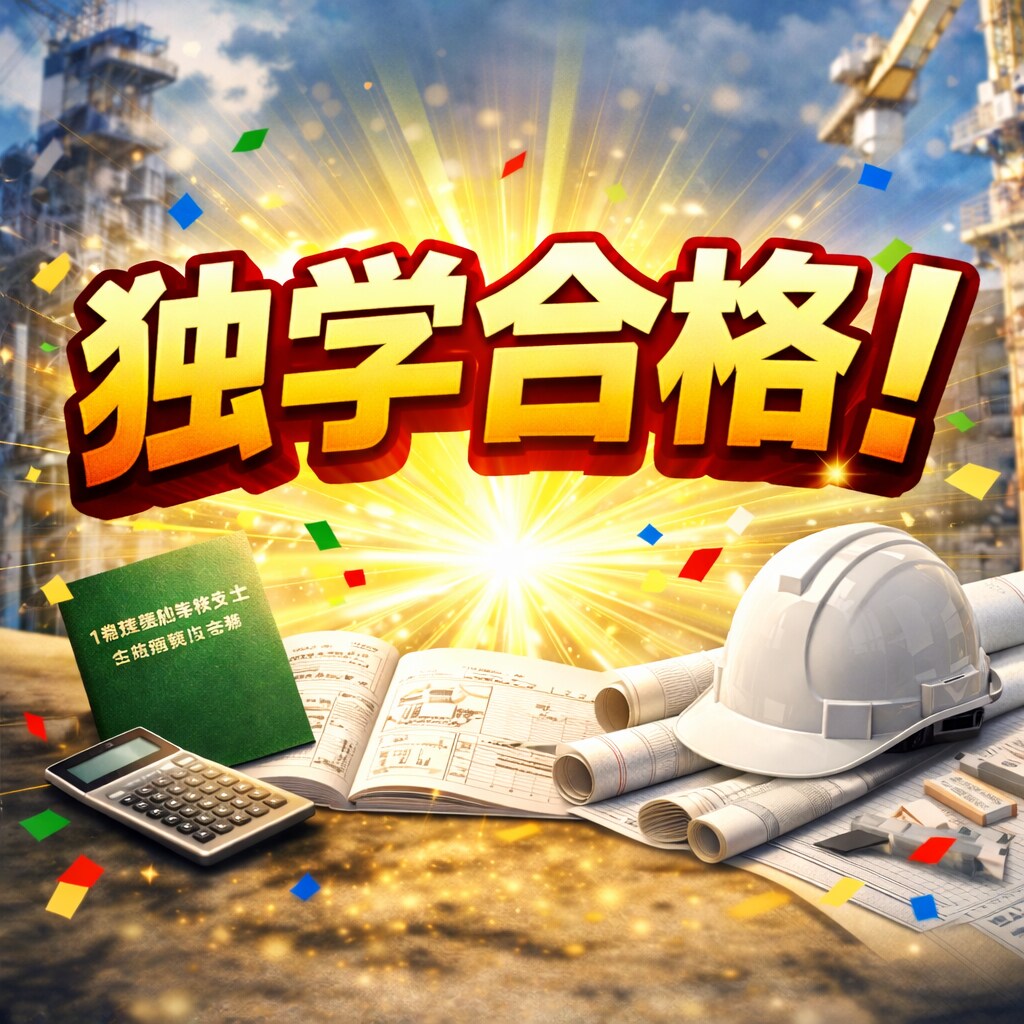 1級建築施工管理技士｜独学合格ノウハウ全て教えます 現場と勉強の両立が難しい…そんなあなたに勉強方法を伝授！ イメージ1