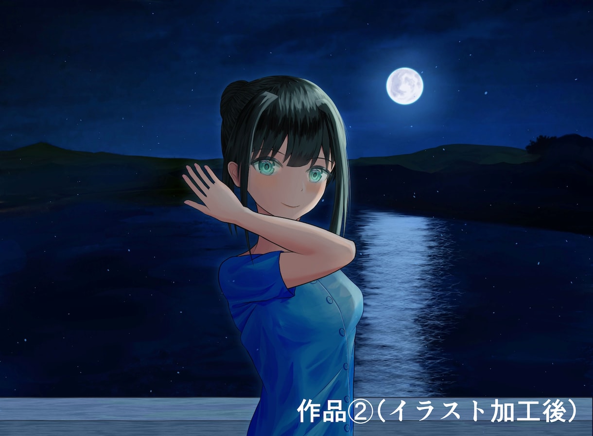 色彩資格2つ保有の絵師が写真をイラスト風にします 写真風イラストで、写真とイラストの良いとこどりができます イメージ3