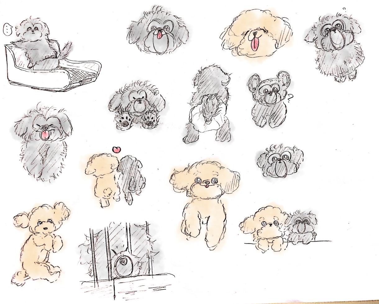 あなたの愛犬ゆる～く描かせていただきます ゆるい画法の愛犬が見てみたいあなたへ イメージ2