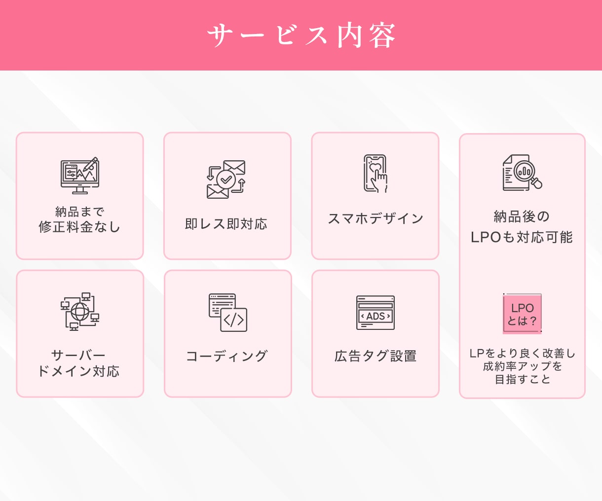 広告運用の知見を活かして売れるLPを作成します WordPress・UTAGE・Studio・ペライチ対応可 イメージ8