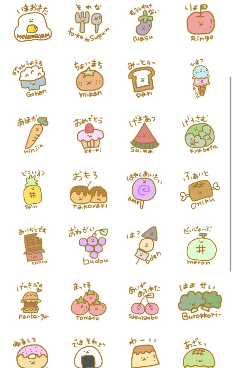 LINEスタンプ用のイラスト書きます なんでも書きます！ゆるゆるですが精一杯描かせていただきます！ イメージ3