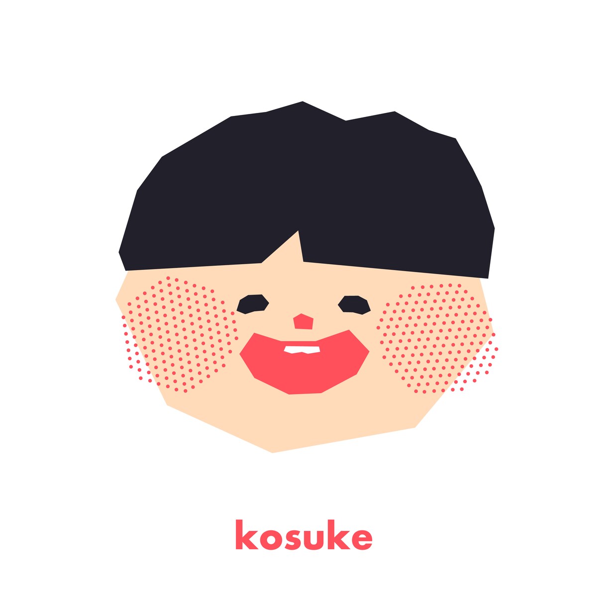 ポップでかわいい似顔絵つくります はさみで切ったような愛嬌たっぷりなイラスト！ イメージ5