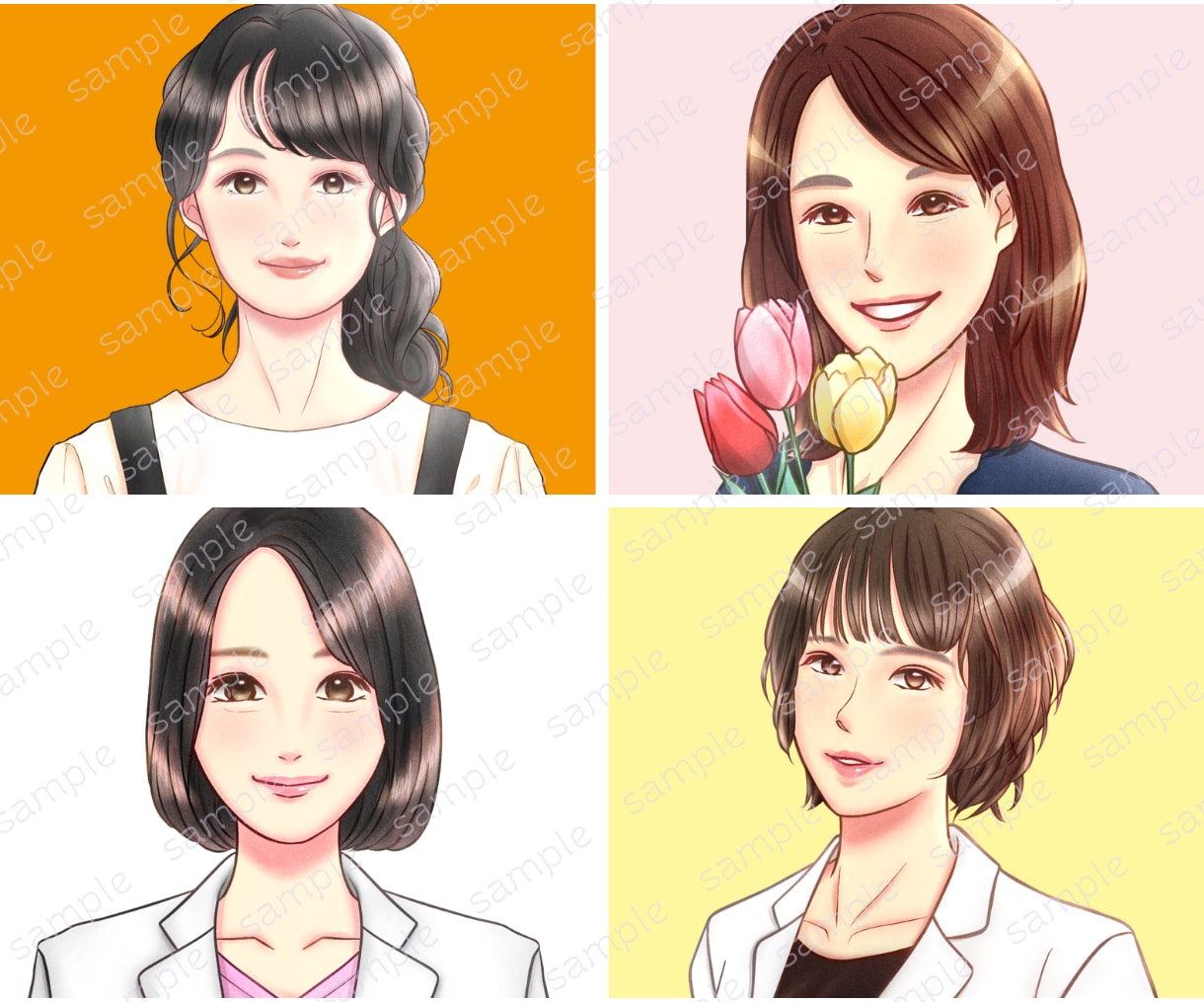 イラスト依頼不安な方も安心☆親切丁寧にご対応します X、インスタ、挿絵、ブログ、HP、表情差分、ヘッダー制作紹介 イメージ3