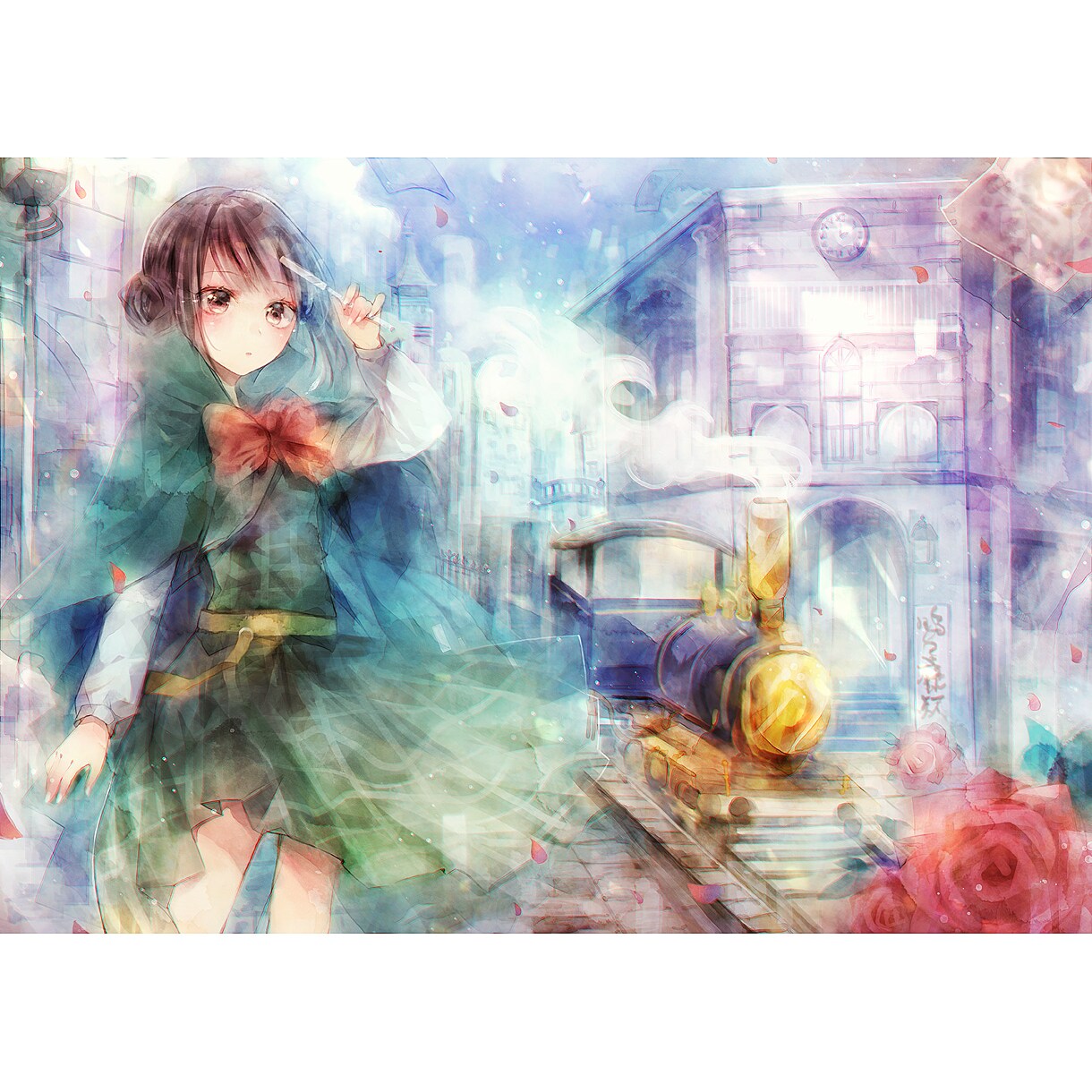イラストオーダー承ります 透明感×幻想的なタッチで物語を表現します イメージ9