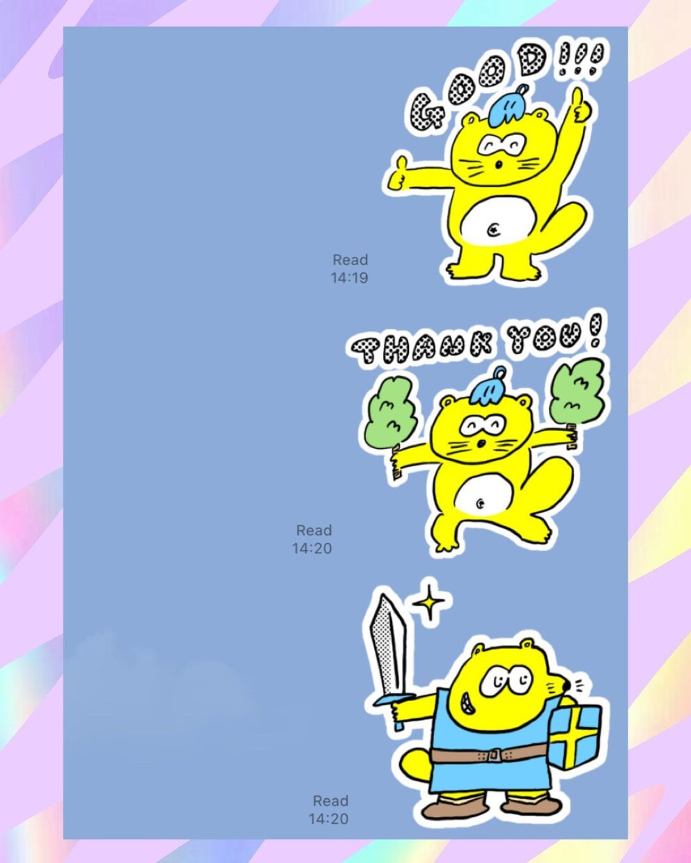 ゆるくてかわいいLINEスタンプを作成します スタンプ stamp sticker LINE ライン イメージ4