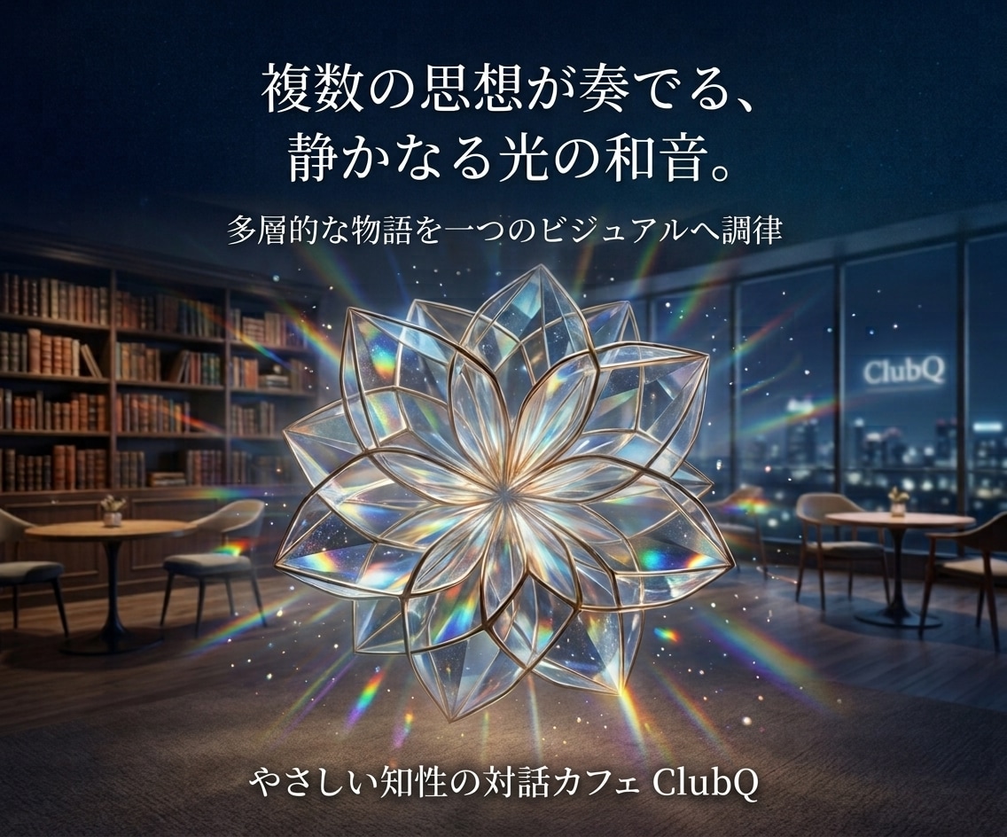 あなたの言葉と美学を映す透明な光学の画像を作ります 美学を持つ発信者様へ。静寂と光が宿る知的なキービジュアル制作 イメージ4