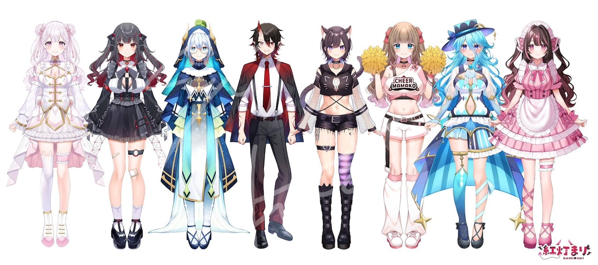 ロゴもついてくる！Vtuber一括制作します イラスト・Live2D・全工程制作します！ イメージ3