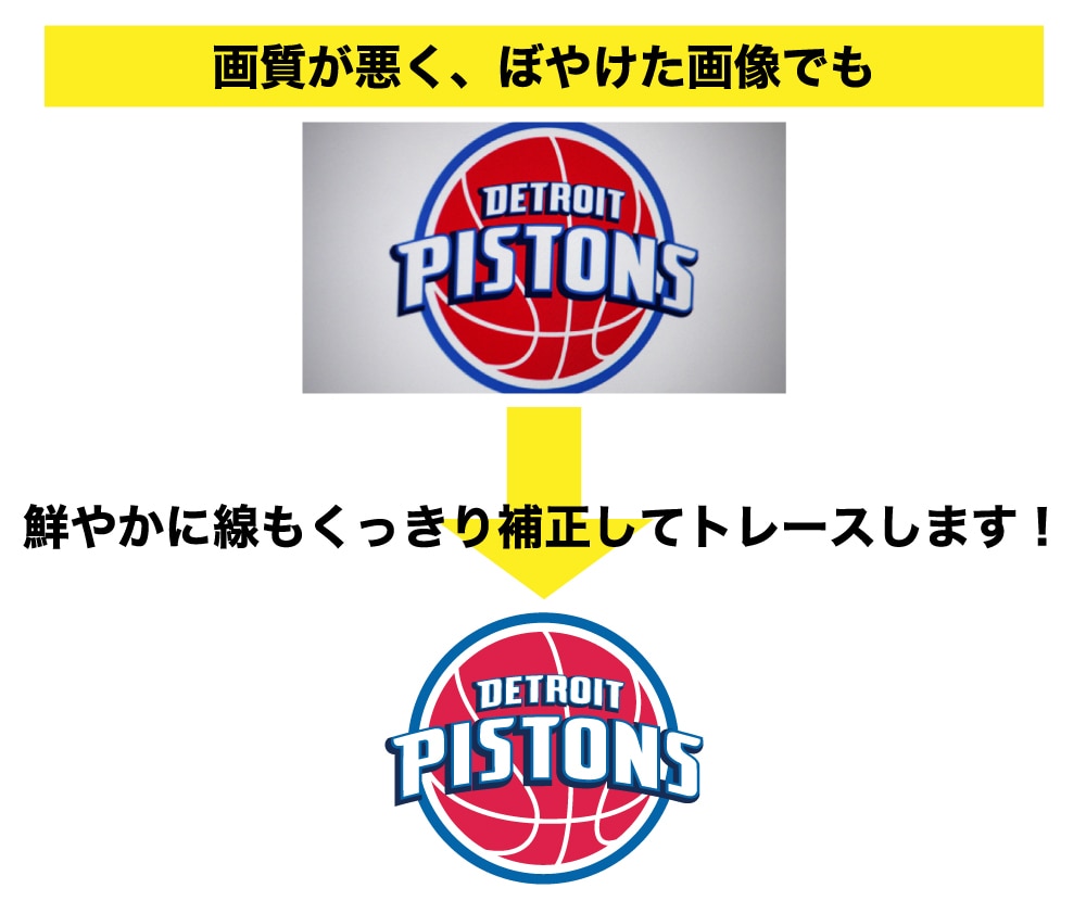 復活!!実質500円!画像イラストをデータにします 【実質500円、2点まで同額】ai、pdf納品！画像やロゴ等 イメージ3