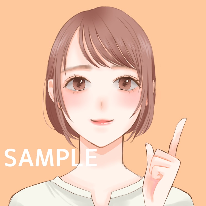 アイコンにおすすめ♡可愛いイラストお描きします 似顔絵風・デフォルメ・イメージイラストなどもお受け致します◎ イメージ3