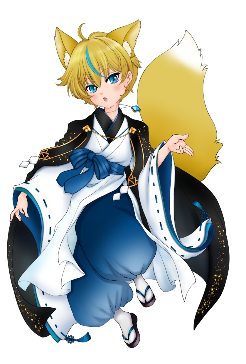 Vtuber向け　デフォルメイラスト作成します 立体感や衣装の質感をそのままにデフォルメ化！ イメージ1