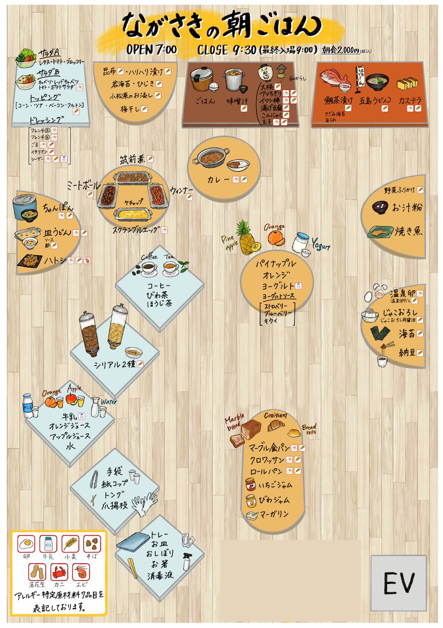 場内や館内、案内図などのマップを作成します お店までの道案内や物の配置図など、分かりやすく作ります！ イメージ5