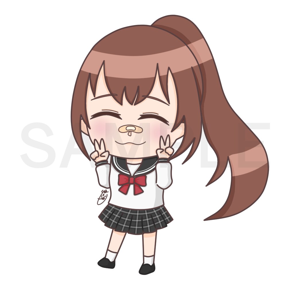ミニキャラ(SD)アイコン【全身】描きます 「全身」構図のミニキャラアイコンを.☆.｡.:*・° イメージ3