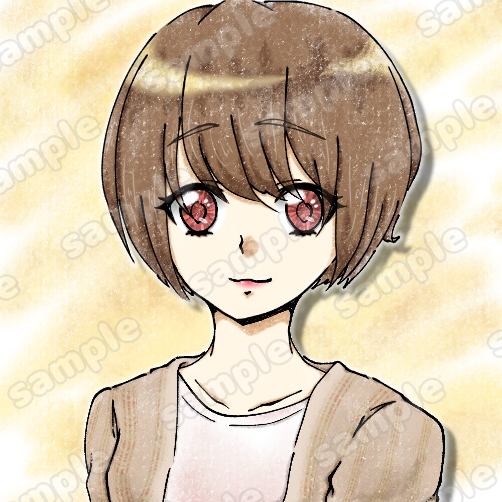 お手頃価格で等身絵のアイコン描きます SNSやブログなどのアイコンにいかがですか？ イメージ5