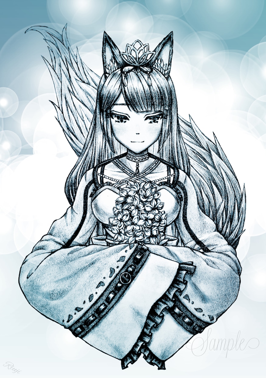 イメージを形に☆リアル感のあるイラストお描きします 表紙絵・挿絵・アイコン・観賞用など、アナログ画好きな方向け イメージ1