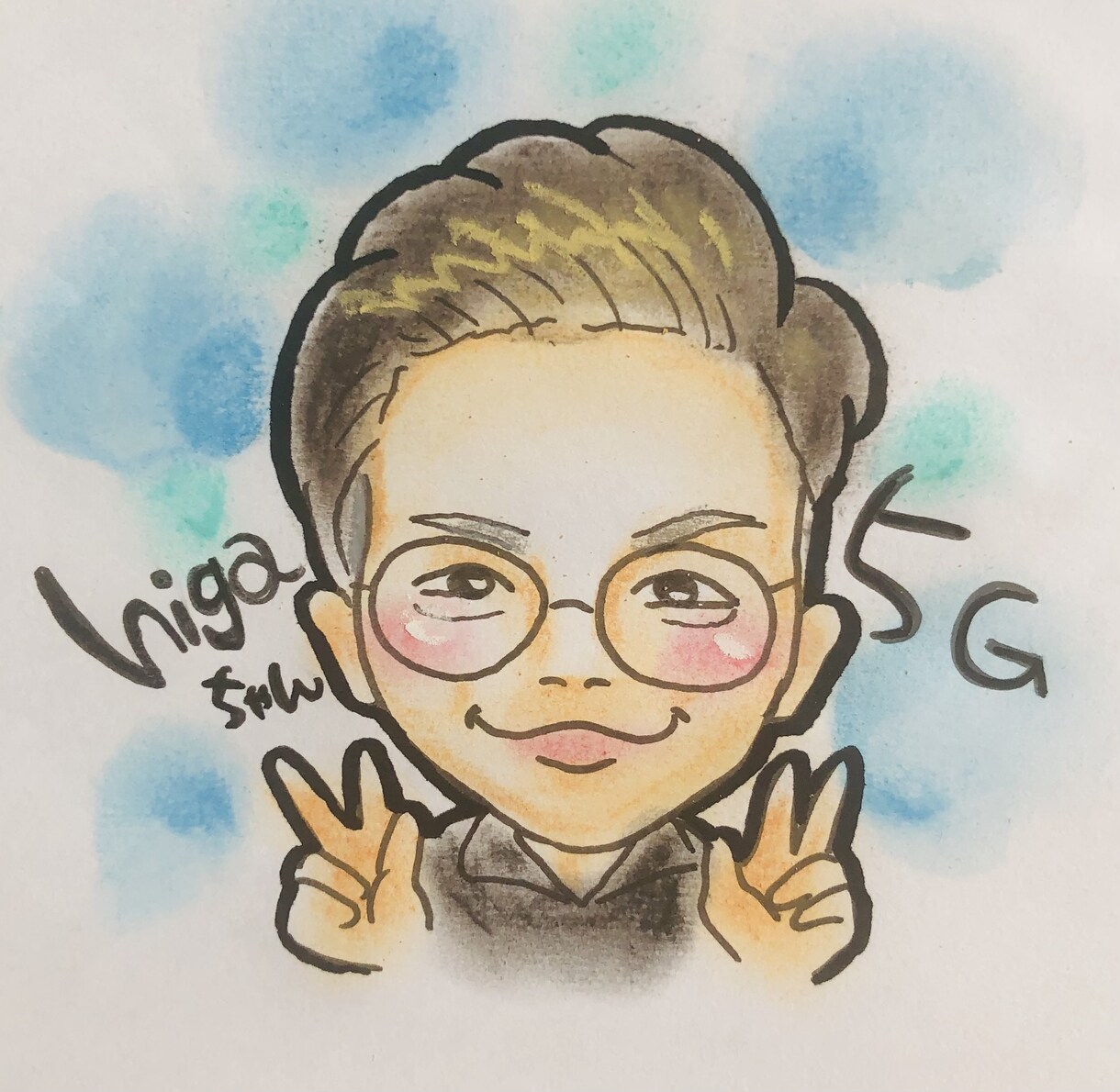 あったかいシンプルな似顔絵描きます アイコン画や名刺の挿絵などに♬似顔絵師してます！ イメージ3