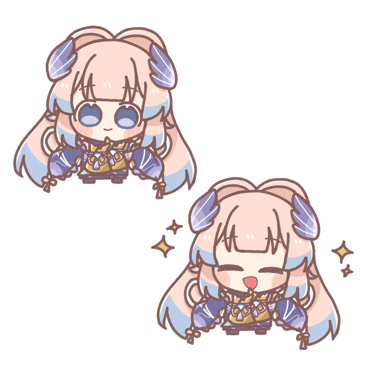 ちいさくて可愛らしいSNSのアイコンお絵描きます SNSのアイコンに可愛いちびキャライラストはいかがですか？ イメージ2