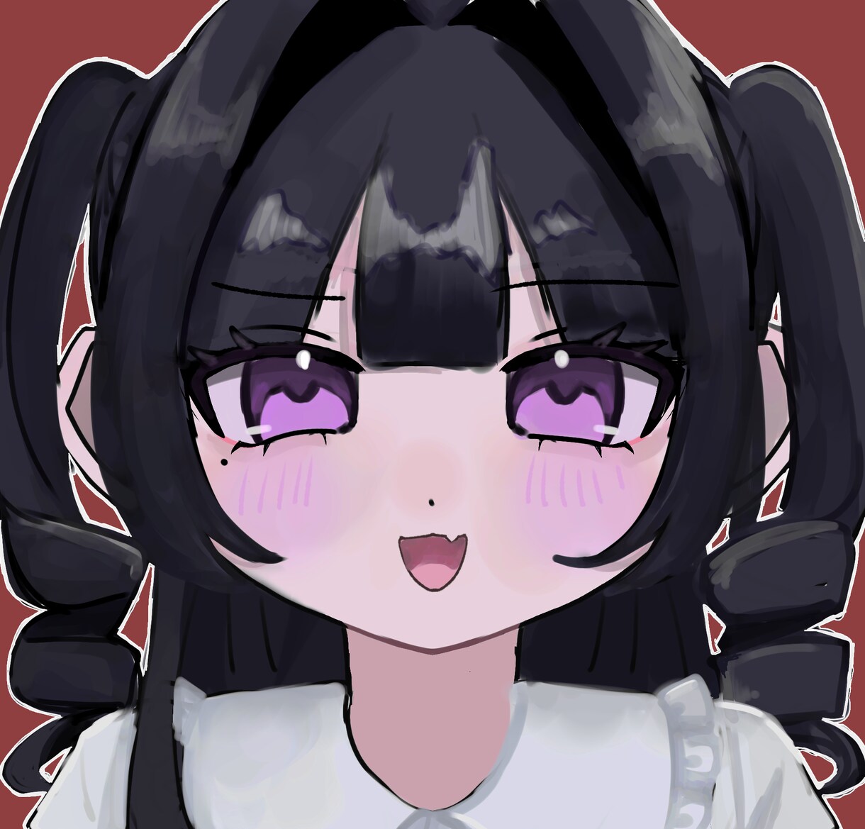 SNSなどで使えるかわいいイラストを描きます 正面バストアップのかわいいイラストを描きます！ イメージ1