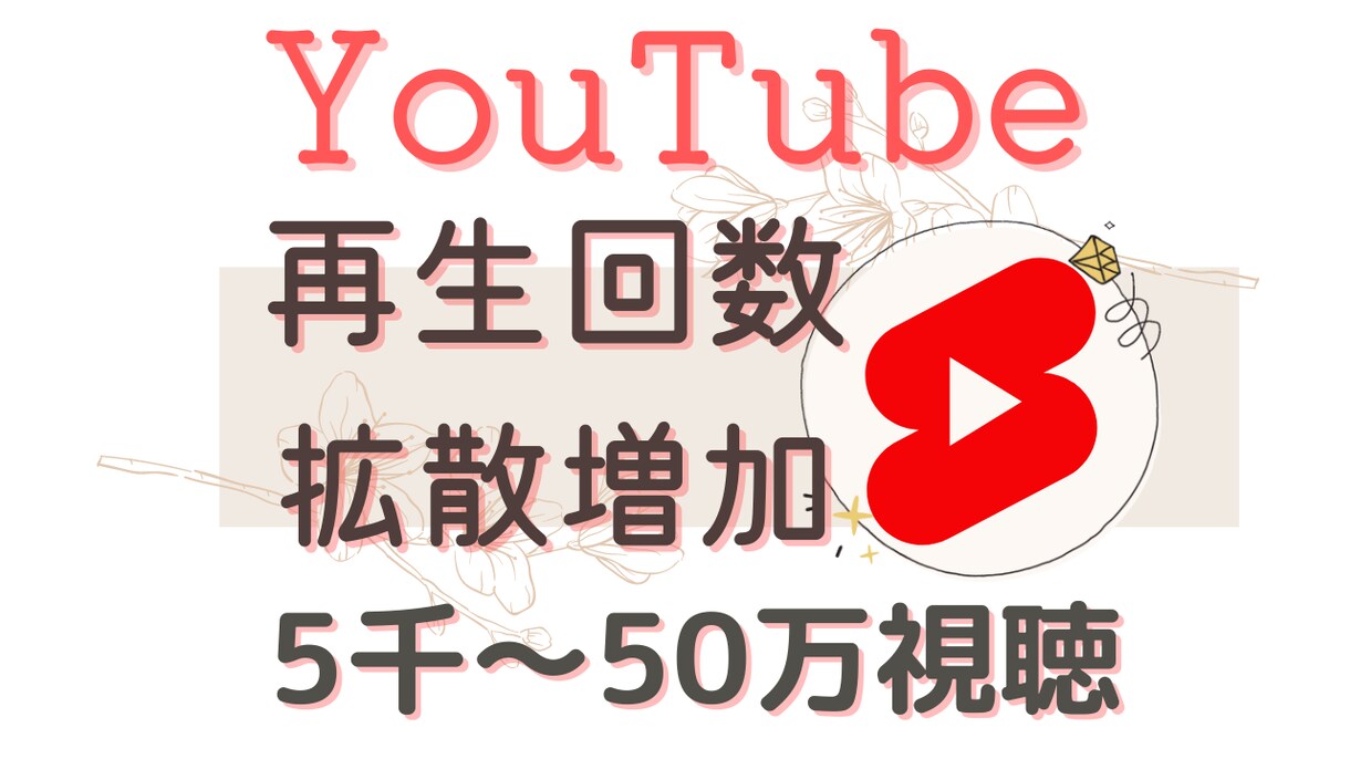 YouTubeの再生回数を希望の数まで伸ばします 全世界のリアルユーザーに向けてあなたの動画を拡散します！ イメージ1