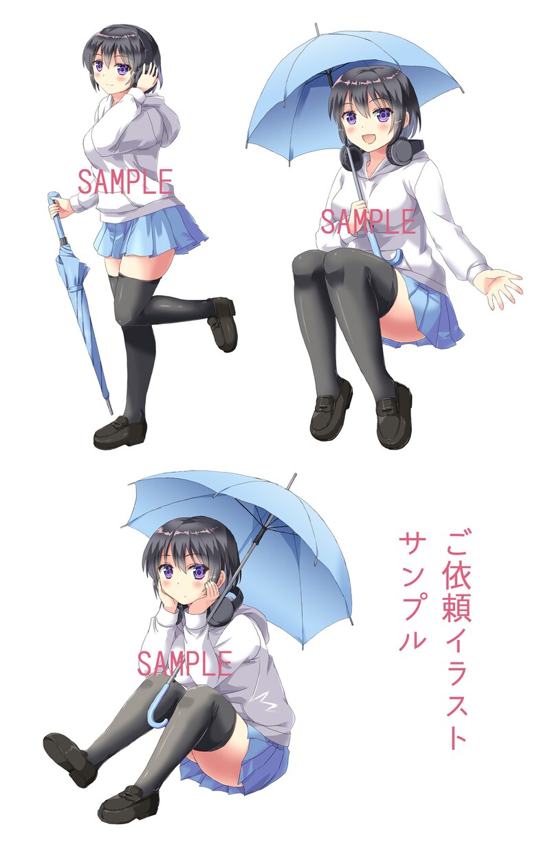 商用利用可・可愛いキャラクターの一枚絵を描きます 個人観賞用からグッズ用、表紙絵などお描きします イメージ8