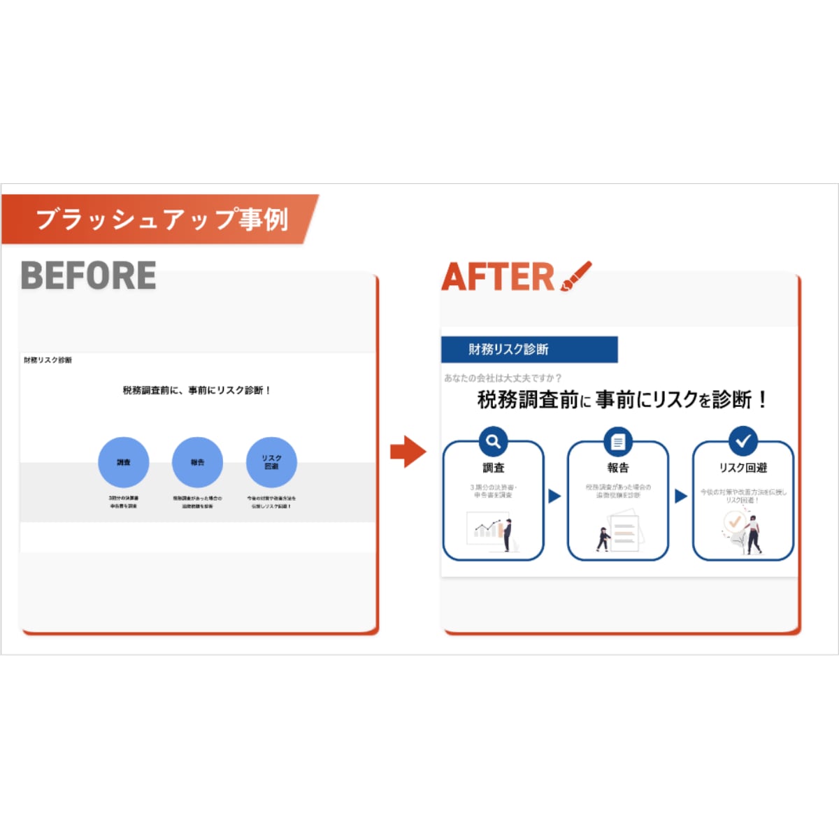 伝わるビジネス資料をデザインします 資料作成業務に時間を奪われてお悩みの方へ イメージ8