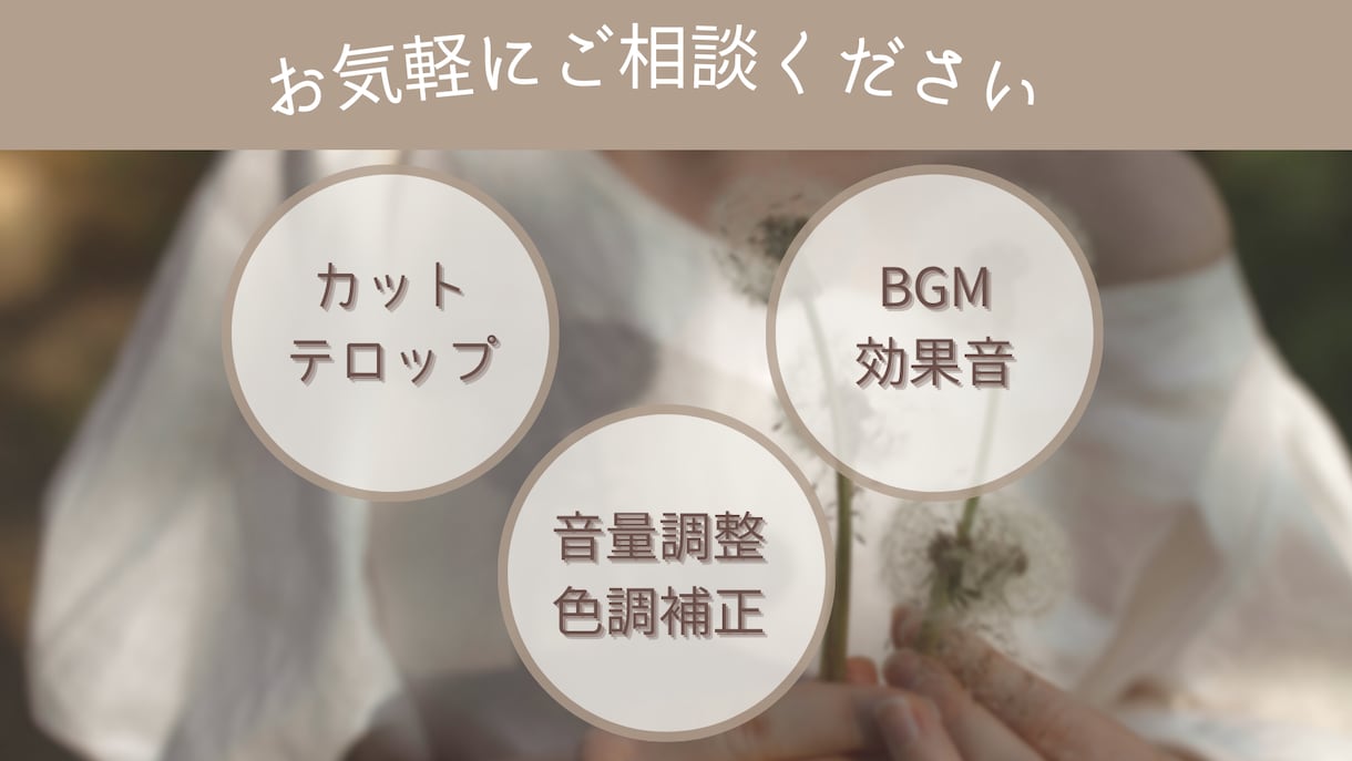可愛い&おしゃれなYouTube動画編集致します 美容系やVlog等の可愛い動画をご要望に合わせて作ります！ イメージ3