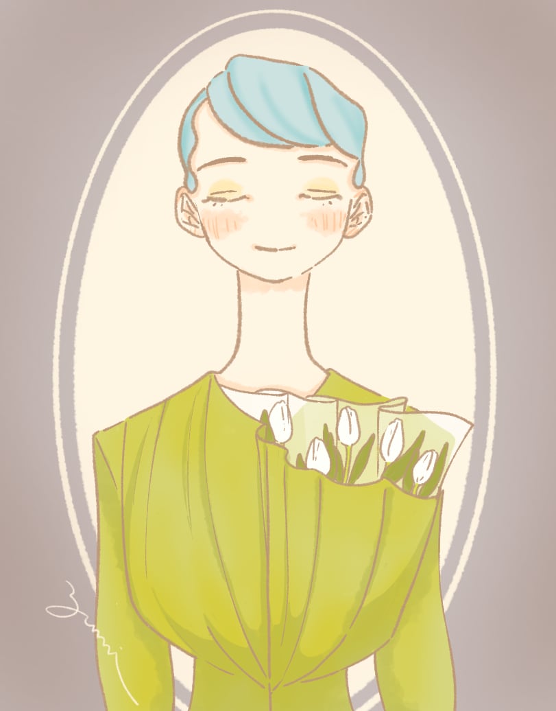 ゆるふわ・ほんわか人物イラストお描きします ＊雰囲気のあるイラストを作りたい方へ、挿絵などにも♪ イメージ4