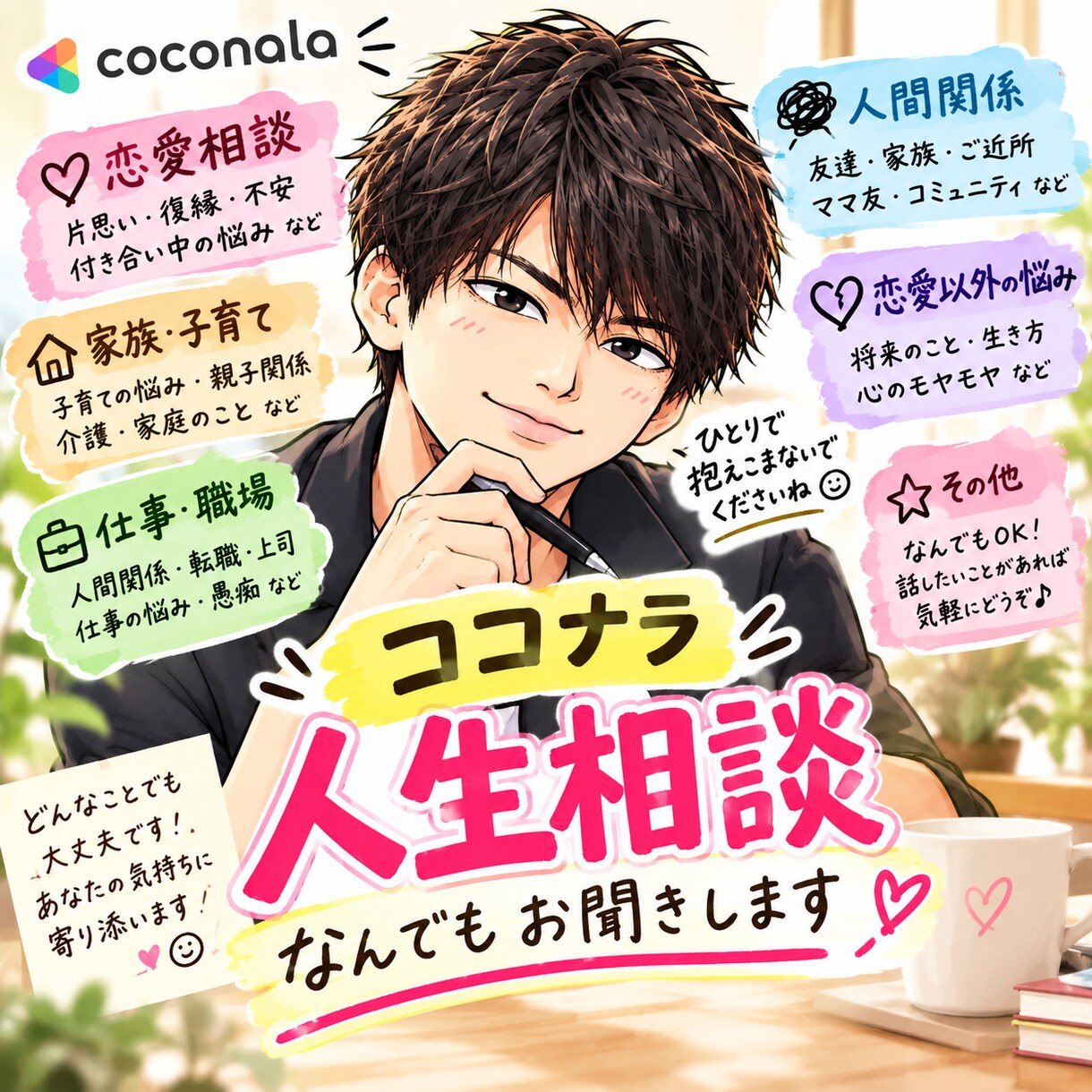 仕事育児旦那へのストレスや愚痴を優しくお聞きします 職場の人間関係や旦那へのイライラ、本音を出せる電話相談です。 イメージ3