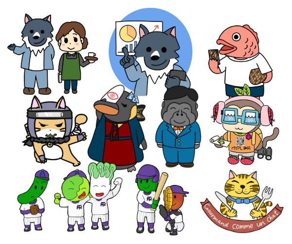 認知度を上げるキャラクター制作します ターゲットや目的に合ったキャラクターのご提案ができます！ イメージ4