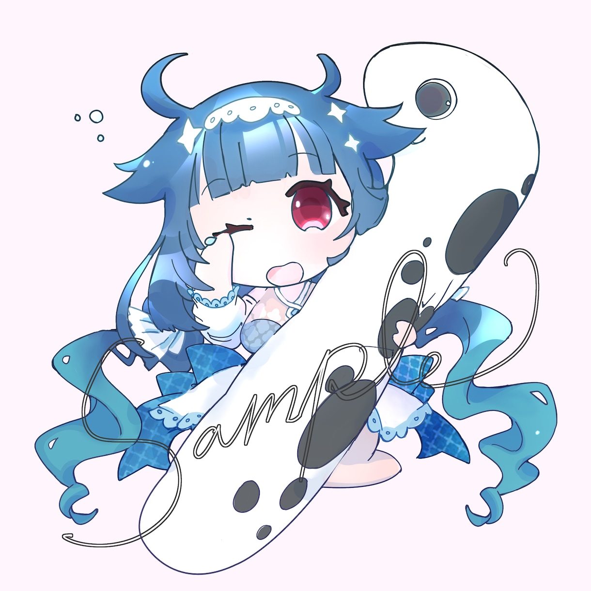 デフォルメキャラクター描きます あなただけのポップでファンタジーなイラスト！即日納期対応可能 イメージ3