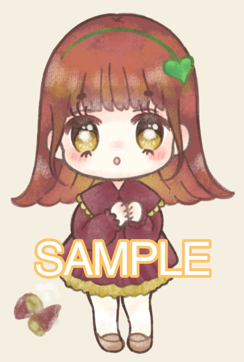 5名様限定！1000円でミニキャラアイコン描きます あなただけのアイコンを作成いたします。SNSなどにぜひ！ イメージ2