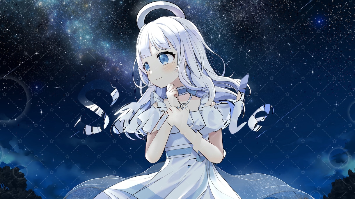 歌ってみた・オリジナルMVのイラストを制作します ご要望に沿った動画用サイズのイラストを制作可能です！ イメージ5