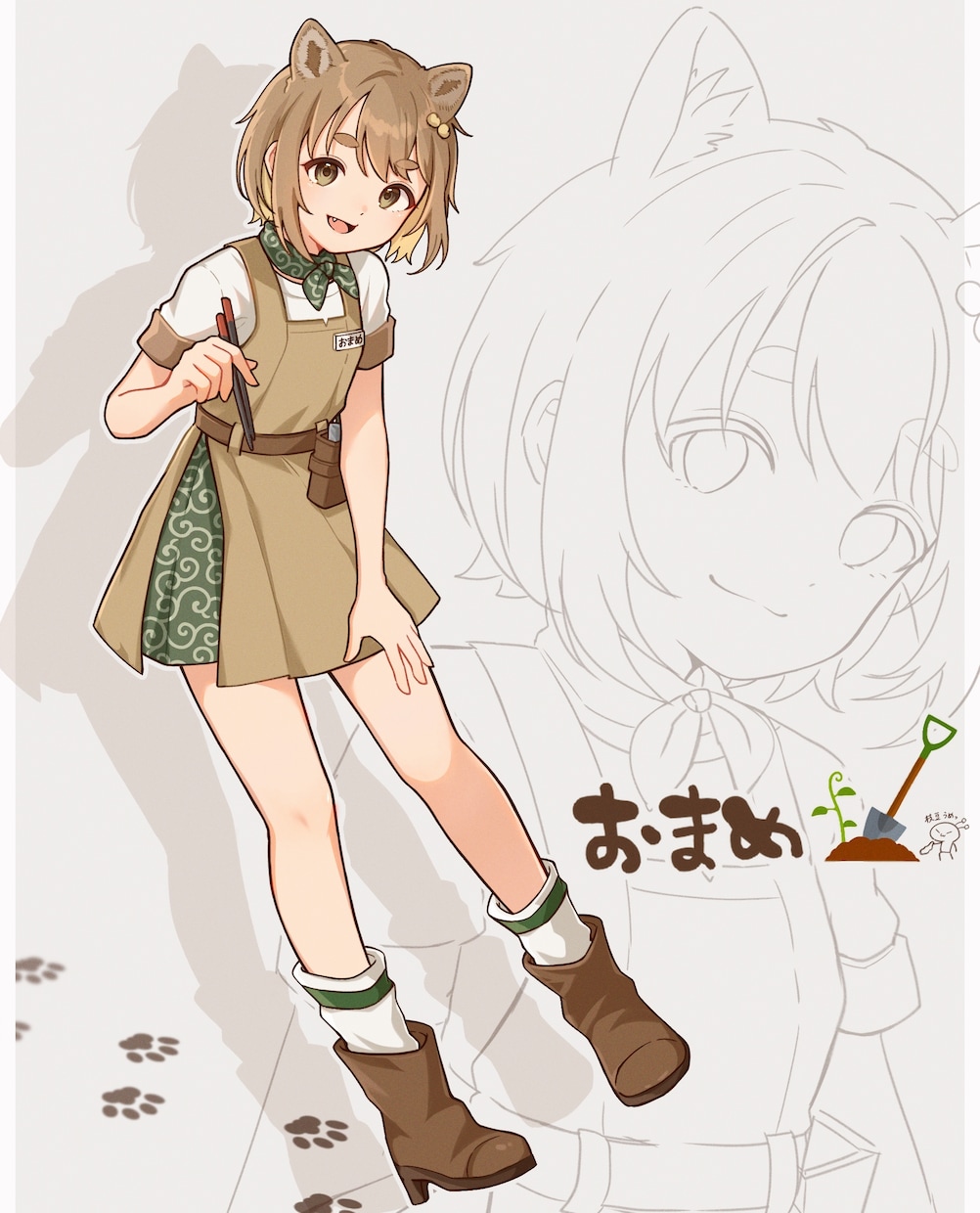 VTuber・配信者向け✨可愛い一枚絵を制作します 商用利用OK　物語性、温度感が伝わるイラストを描きます イメージ8