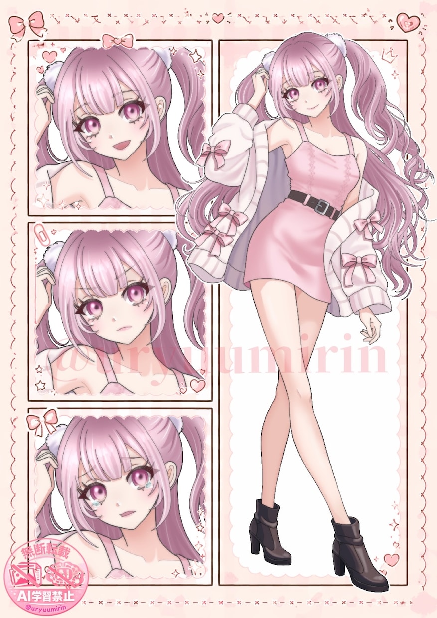 あなただけの立ち絵を描きます スピード納品で可愛い女の子をお届けします！ イメージ4